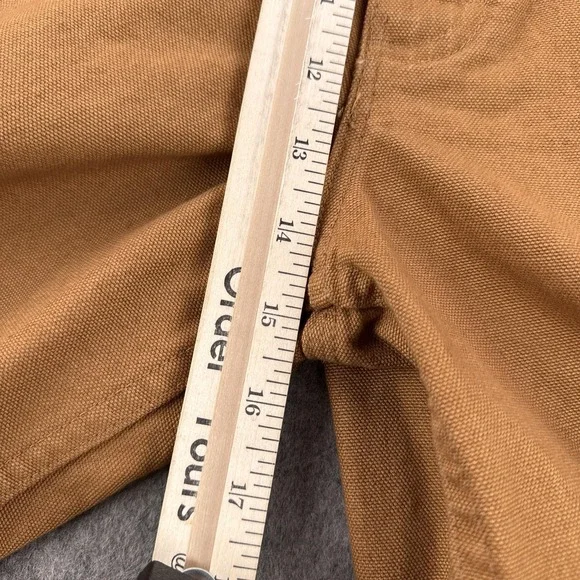 Carhartt Pants Mens 44x36 Brown Loose Fit Washed Duck Utility Work Pant BN0011